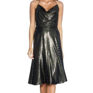 NWT Dress the Population Zherra Sequin Midi Dress